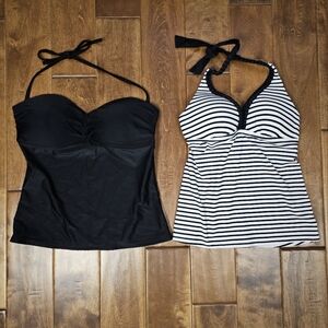 NWOT BUNDLE: tankini swimsuit tops size M